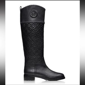 NWOT Tory Burch Quilted Leather Boots